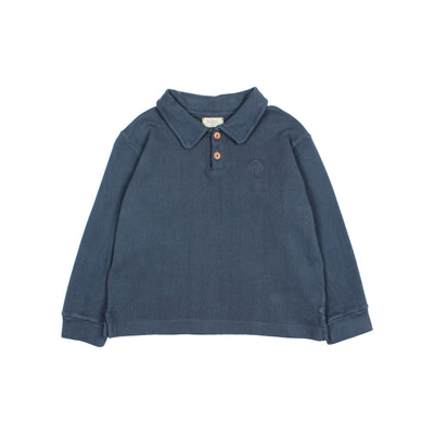 Fall blue polo by Buho