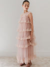 Layers tulle mauve gown by Petite Amalie