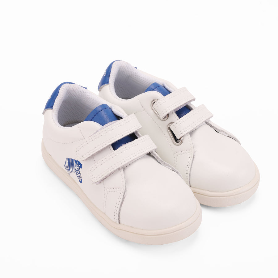 Cobalt Blue Colorblock Velcro Sneaker