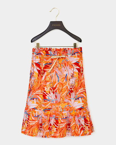 Allover flower skirt by Escada