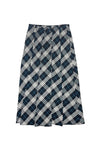 Skylar plaid long skirt by Zaikamoya