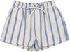 Chambray stripe shorts by Marmar