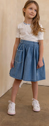 Denim skirt by Coco Blanc