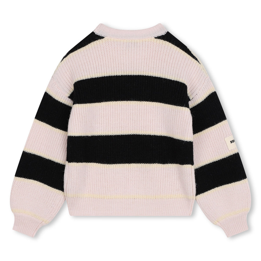 2 tone stripes sweater by Sonia Rykiel