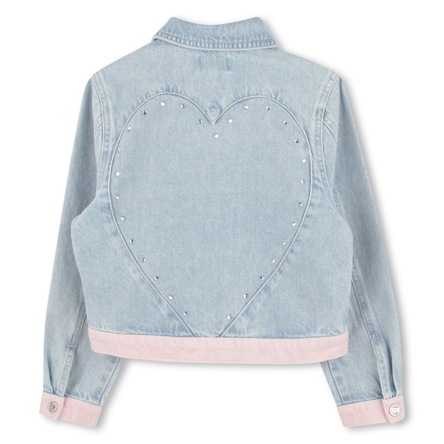 Bleach denim jacket by Sonia Rykiel