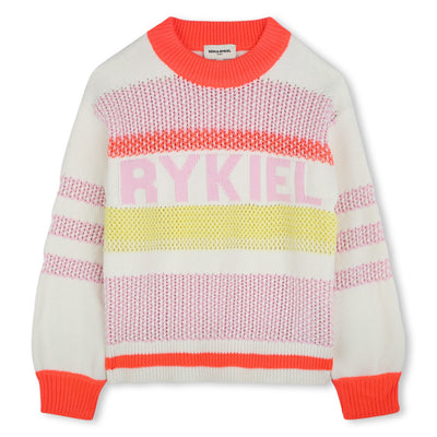 Multicolored design sweater by Sonia Rykiel