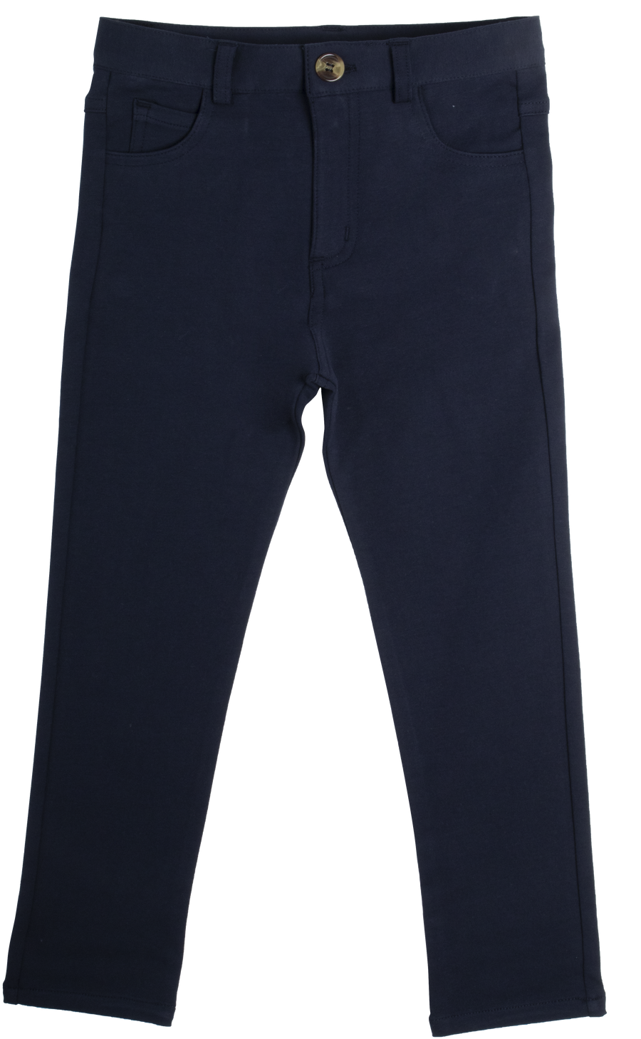 Slim knit navy pants by Crew Kids