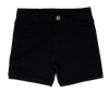 Slim knit black shorts by Crew Basics