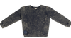 Acid wash navy top by Crew Kids