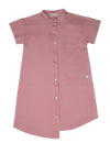 Utility pink shirt dress by Crew Kids