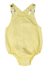 Jean wash yellow romper by Crew Kids