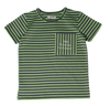 Neon stripe green tee by Crew Kids