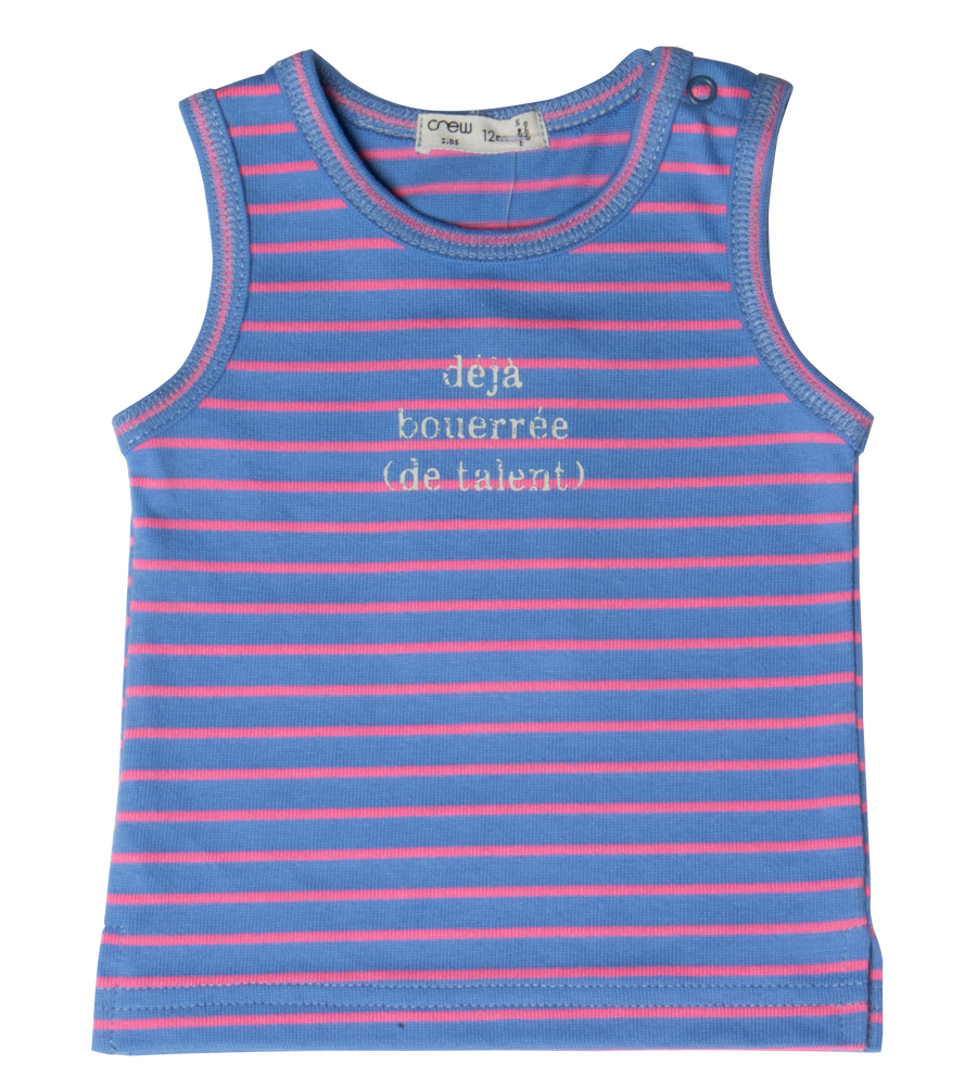 Neon stripe blue set by Crew Kids