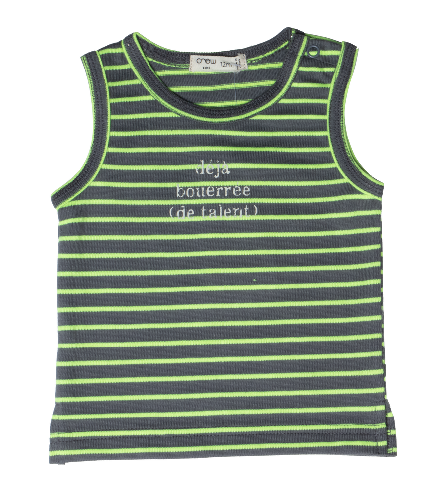 Neon stripe green set by Crew Kids