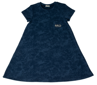 Rib blue dress by Crew Kids