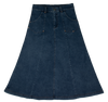 Pocket blue maxi skirt by Crew Basics