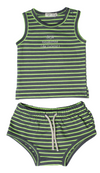 Neon stripe green set by Crew Kids