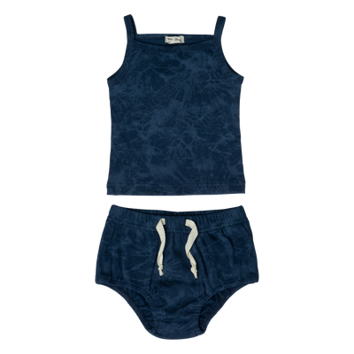 Rib blue bloomer set by Crew Kids