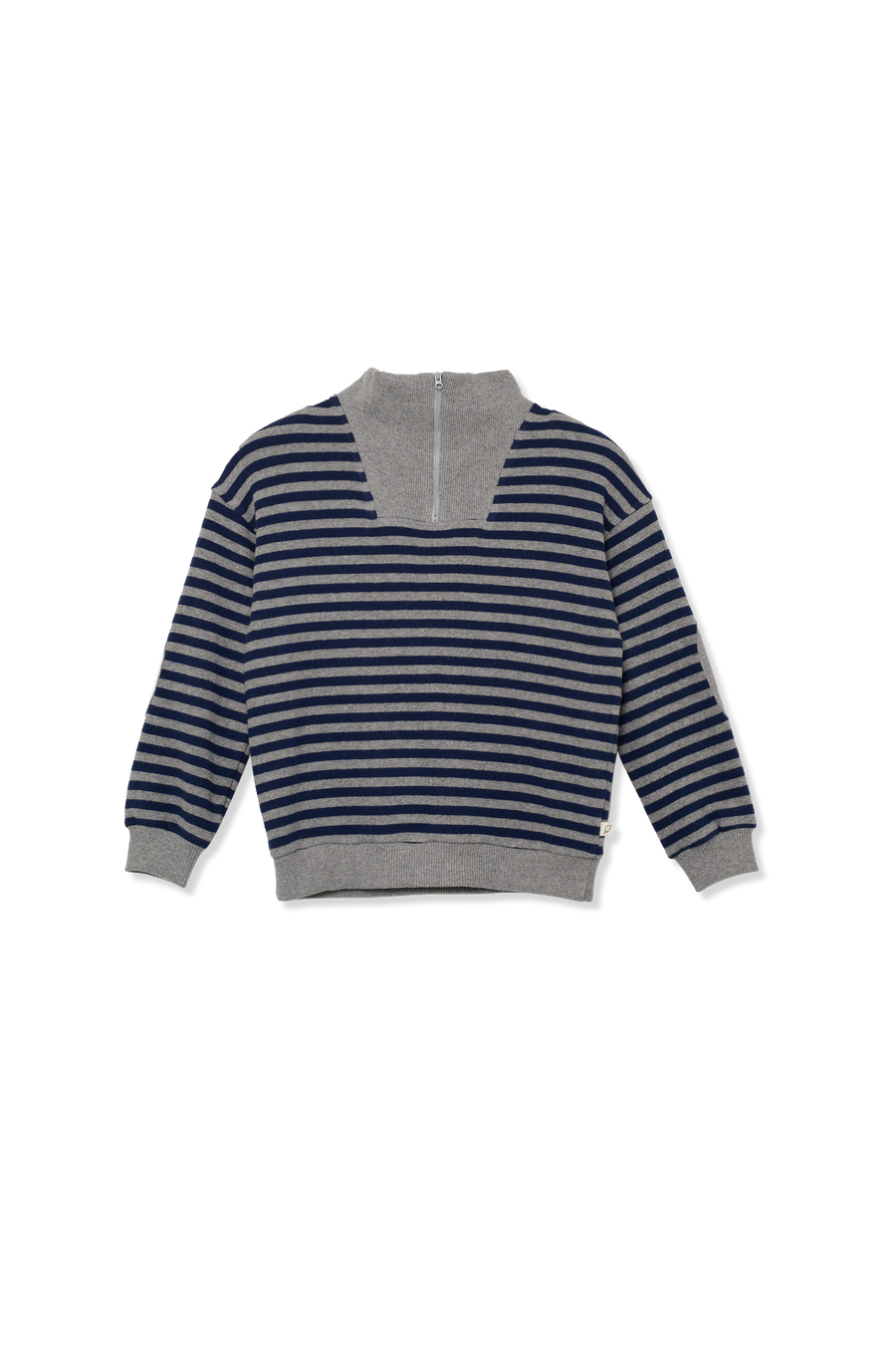 Alexis grey stripe sweater by My Little Cozmo