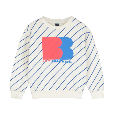 Diagonal stripe sweatshirt by Bonmot