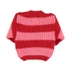 Red & pink stripes sweater by Piupiuchick