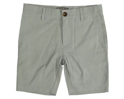 Bermuda green linen shorts by Belati