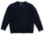 Cable double breasted navy emblem sweater by Belati