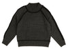 Piping trim charcoal sweater by Belati