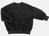 Minikid engraved black sweatshirt by Minikid