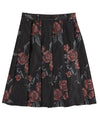 Pleated floral navy skirt by Belati