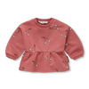 Cherry flower print sweatshirt set by Sproet & Sprout