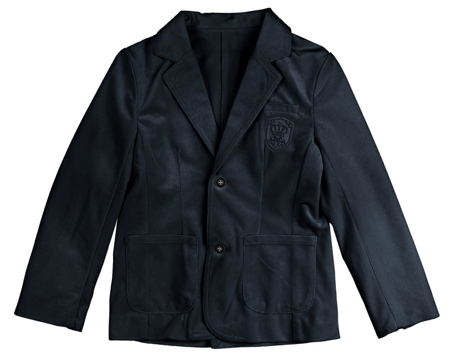 Corduroy velour navy jacket by Belati