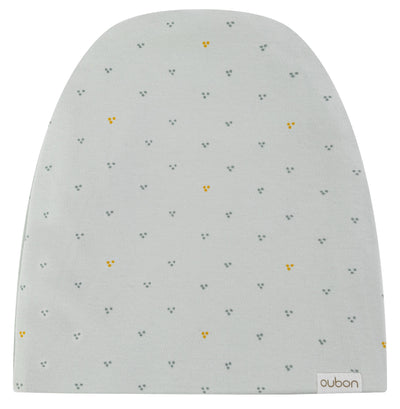 Dot blue footie + beanie by Oubon