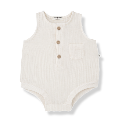 Yago ecru romper by 1 + In The Family