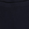 Textured knit detail navy collar sweater set by Bamboo