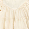 Lace tiered cream dress by Bamboo