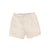 Textured linen tan shorts by Le Bourdon