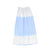 Crinkle light blue tie dye maxi skirt by Valentina