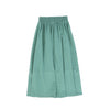 Seam detail green maxi skirt by Valentina