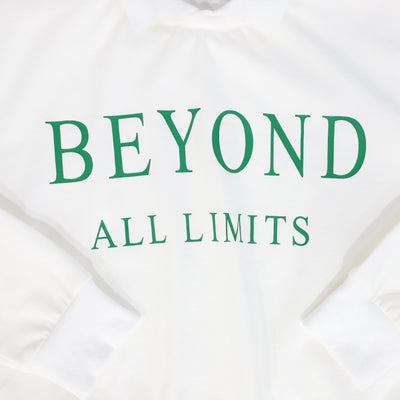 Beyond all limits green collar tee by Bamboo