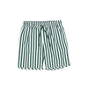 Striped green swim trunks by TWC