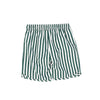 Striped green swim trunks by TWC