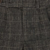 Plaid wool fitted pants by Le Bourdon