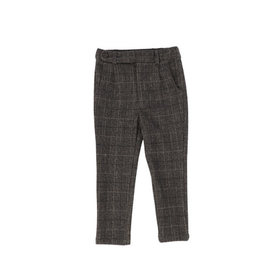 Plaid wool fitted pants by Le Bourdon