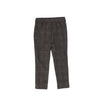 Plaid wool fitted pants by Le Bourdon