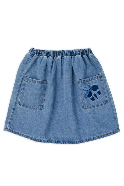 Denim gathered skirt by Wander & Wonder