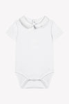 Collared grey stitch onesie by Tartine Et Chocolat