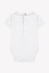 Collared grey stitch onesie by Tartine Et Chocolat