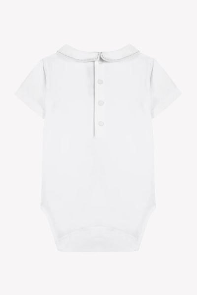 Collared grey stitch onesie by Tartine Et Chocolat