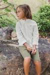 Green check shirt by Tartine Et Chocolat